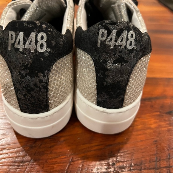 NWOB NEVER WORN P448 glitter mesh sneaker - Picture 3 of 6